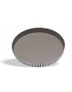TORTIERA FESTONATA ANTIADERENTE INOX - Diametro mm 240 - Altezza mm 25