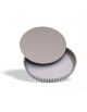 TORTIERA FESTONATA INOX ANTIADERENTE, FONDO MOBILE - Diametro mm 280 - Altezza mm 25