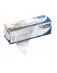 SACCHETTO DECORAZIONE IN PLASTICA TRASPARENTE A STRAPPO MONOUSO - Lunghezza sacchetto mm 530