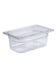 BACINELLE GASTRONORM TRITAN GN 1/4 BPA FREE - Larghezza mm 265 - Profondità mm 162 - Altezza mm 150