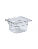 BACINELLA GASTRONORM TRITAN GN 1/6 BPA FREE - Larghezza mm 176 - Profondità mm 162 - Altezza mm 150