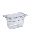 BACINELLA GASTRONORM TRITAN GN 1/9 BPA FREE - Larghezza mm 176 - Profondità mm 108 - Altezza mm 100