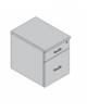 Cassettiera ufficio su ruote con classificatore cm 41x56x57h - Contenitore bianco o grigio - Frontali e top in vari colori