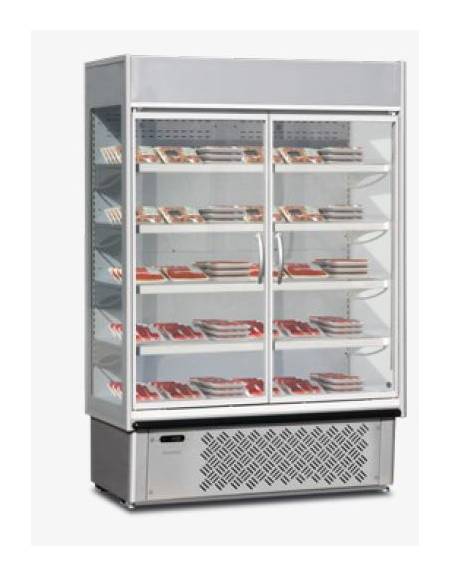 Murale refrigerato per latticini e salumi cm 233x76x202h