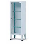 VETRINA PER FARMACI AD 1 ANTA CHIUSA LATERALMENTE CM 53X36X144H