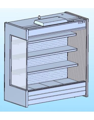 Espositore pensile refrigerato LINEA TOP da cm. 300