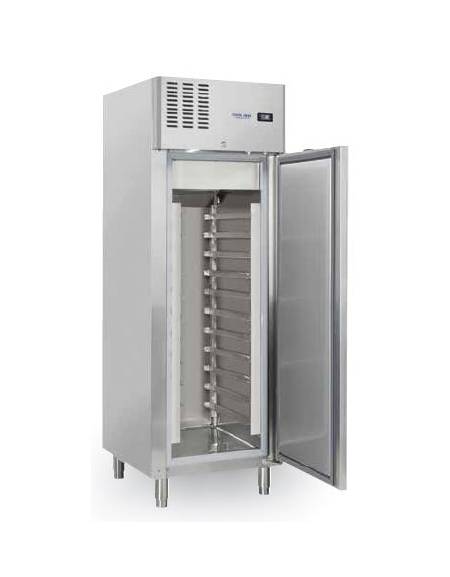 Armadio refrigerato per pasticceria, in acciaio inox, refrigerazione statica - cm 97,5x74x202,5h