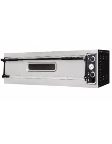 Forno per pizzeria elettrico da 4 pizze - Camera cm 66x66x14h