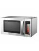 Forno professionale a microonde inox Lt. 25 - Comandi digitali - Potenza resa 1.000 watt - Piatto fisso - mm 520x444x312h
