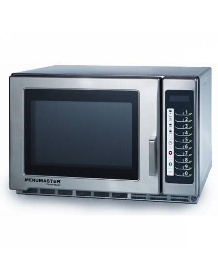 Forno microonde manuale Potenza resa 1.800 W - Capacità 34 lt.GN 2/3 - N° 2 Magnetron - 5 Livelli di potenza con 100 programmi