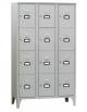 ARMADIO CASELLARIO METALLICO A 12 POSTI CM 105 x 50 x 180 h. - CHIUSURA ANTE CON MANIGILIA LUCCHETTABILE O CON SERRATURA
