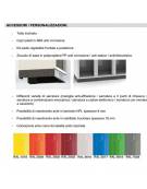 ARMADIO CASELLARIO 12 POSTI cm. 105 x 50 x 180 h.