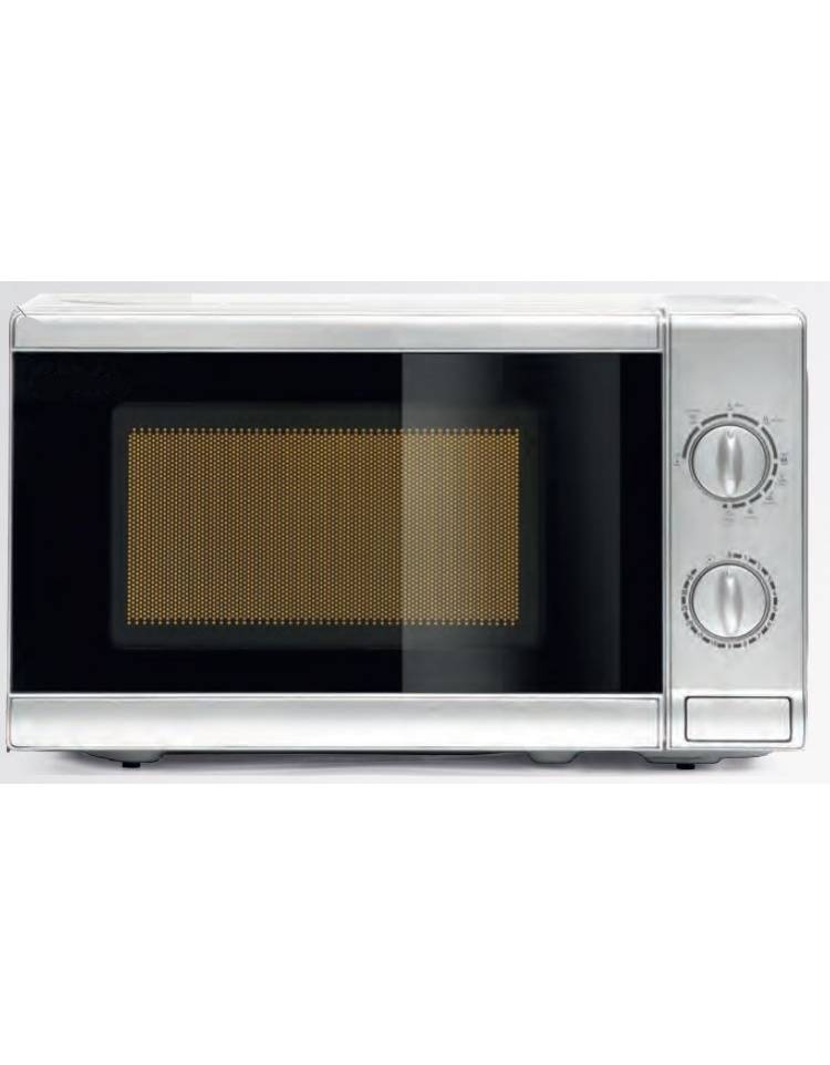 Bartscher Forno A Microonde 23L 900W Acciaio Inox - 6 Livelli Potenza E Scongelamento