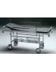 Barella corsia in acciaio con 4 ruote girevoli in gomma - fornita con sponde ad aggancio automatico - cm 202x71x90h