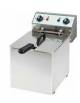 Friggitrice elettrica da banco 1 vasca - Capacità vasca Lt 10 - Capacità olio Lt 8 - MONOFASE - Potenza Kw 3