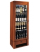 VETRINA IN LEGNO PER VINI VANO UNICO REFRIGERAZIONE STATICA MULTITEMPERATURA - cm 61 x 51 x 180h