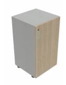 Contenitire basso anta in legno senza serratura - cm 45x45x80h