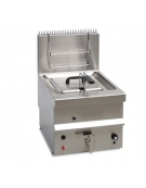 FRIGGITRICE A GAS N° 1 VASCA 10 LT DA BANCO-VASCA PULITA - CM 40X60X69,8H