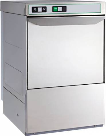Lavabicchieri cesto quadro cm 40x40 - doppio dosatore di detergente - altezza massima del bicchiere cm 29,5 - cm 47x55,5x71h