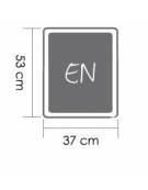 Carrello portavassoi - Portata 10 vassoi EN - cm 49x60x150