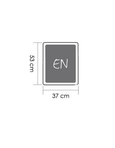 Carrello portavassoi - Portata 10 vassoi EN - cm 49x60x150