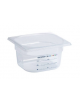 BACINELLA POLIPROPILENE IML GASTRONORM 1/6GN - Larghezza mm 176 - Profondità mm 162 - Altezza mm 200