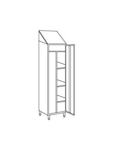 Armadio Portascope a 1 Anta dim 50x50x215h inox430