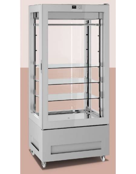 Vetrina Refrigerata per Carne - Griglie In Acciaio Inox - Capacità 550 Lt mm 795x730x2005h