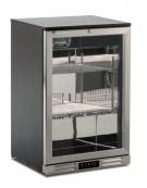 Frigo retrobanco statico con agitatore d'aria per bevande - lt 133  - temperatura 0°C/+10°C - Cornice porta Inox - cm 60x53x89,6