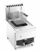 FRIGGITRICE A GAS N° 1 VASCA 10 LT DA BANCO-VASCA PULITA - CM 40X60X69,8H