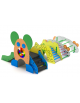 Composizione gioco con scalata/arrampicata, struttura pali in alluminio e rivestimenti HDPE - cm 251x357x172h