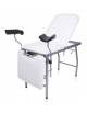 Lettino professionale ginecologico per visita medica 2 snodi–3 Sezioni-Portata Kg 180-Rivestimento similpelle lavabile ignifugo