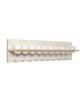 ASTA 10 PORTABICCHIERI E SALVIETTE COLORE LATTE - cm 105x13x22h - CONFORME AI CAM