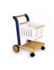 CARRELLO SPESA GIOCO IN LEGNO cm 40x42x58h - CONFORME AI CAM