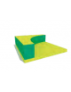 NIDO ORIGAMI MORBIDO IGNIFUGO IN CLASSE 1IM  - MODULO CM 90x90x30h - CONFORME AI CAM