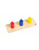 DISCHI COLORATI SU PIOLI COLORATI - MONTESSORI