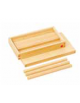 SCATOLA DEI PRISMETTI PER LA SCALA MARRONE - MONTESSORI