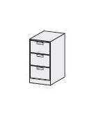CLASSIFICATORE 3 CASSETTI CON SERRATURA cm. 47 x 62 x 101 h.
