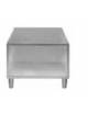 Base aperta inox per modulo cucina -  Dimensioni cm 80x90x62h