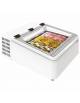 Vetrina gelato da banco 3 vaschette Lt. 5 - Senza illuminazione a Led - Temperatura -10° -22°C - cm 65,4x79x34,5h