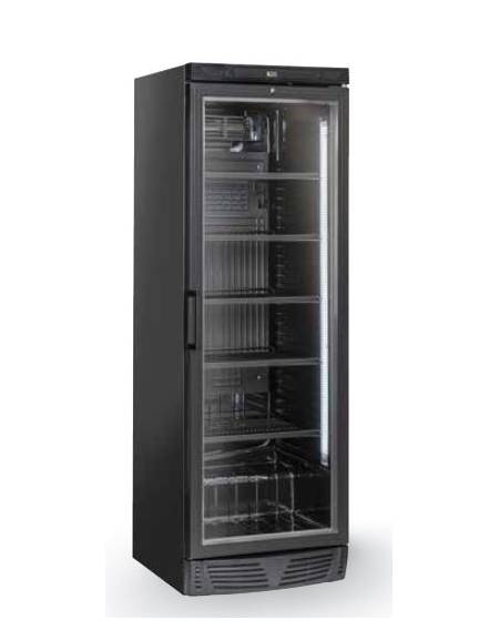 Frigorifero vetrina bibite 345 Lt. - refrigerazione roll-bond con ventola di assistenza - mm 595x640x1840h
