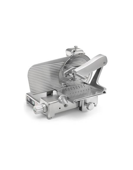 Affettatrice verticale con struttura in lega di alluminio con fusione in conchiglia - mm 550x710x610h