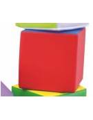 Cuscino a cubo rivestito in PVC cm. 30x30x30