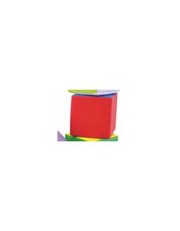 Cuscino a cubo rivestito in PVC cm. 30x30x30