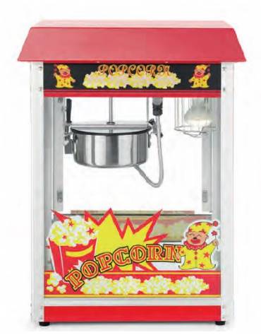 Macchina per pop corn - dimensioni mm 505x370x680h