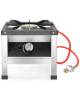 FORNELLO A SGABELLO 1 FUOCO A GAS DA 6 KW - PER USO INTERNO O ESTERNO - mm 440x 400 x 390h