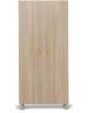 ARMADIO DEGENZA 2 PERSONE A 2 ANTE PER CASE DI RIPOSO IN LEGNO MELAMINICO -N° 2+2 CASSETTI - CM. 90X54X190H
