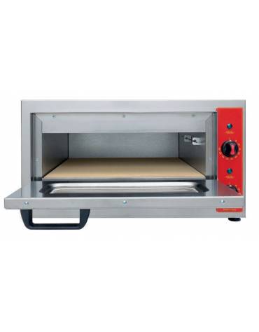 Forno elettrico pizza Camera doppia con 4 termostati cm 50x52x11