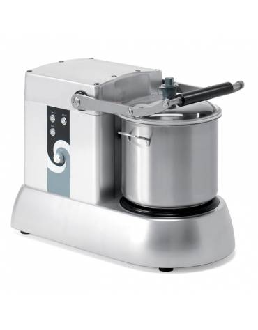 Cutter professionale da banco - Capacità Vasca Lt. 14,5 - Capacità utile Lt 8 - Velocità variabile da 900 e 3.000 rpm - TRIFASE