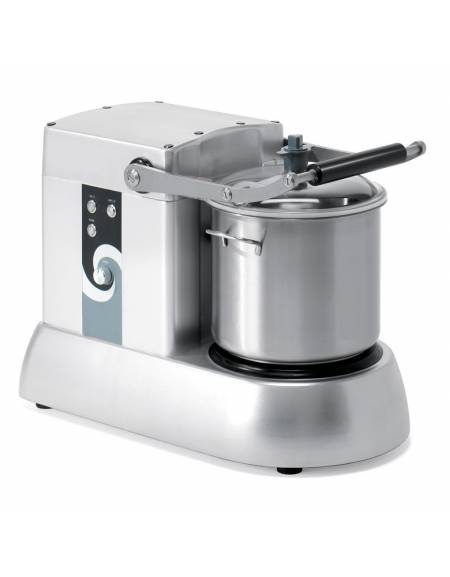 Cutter professionale da banco - Capacità Vasca Lt. 14,5 - Capacità utile Lt 8 - Velocità variabile da 900 e 3.000 rpm - TRIFASE